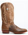 Image #2 - El Dorado Men's Sahara Western Boots - Medium Toe, Dark Brown, hi-res