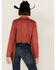 Image #4 - Shyanne Women's Open Front Faux Suede Fringe Jacket , Rust Copper, hi-res