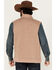 Image #4 - George Strait by Wrangler Men's Knit Vest , Taupe, hi-res