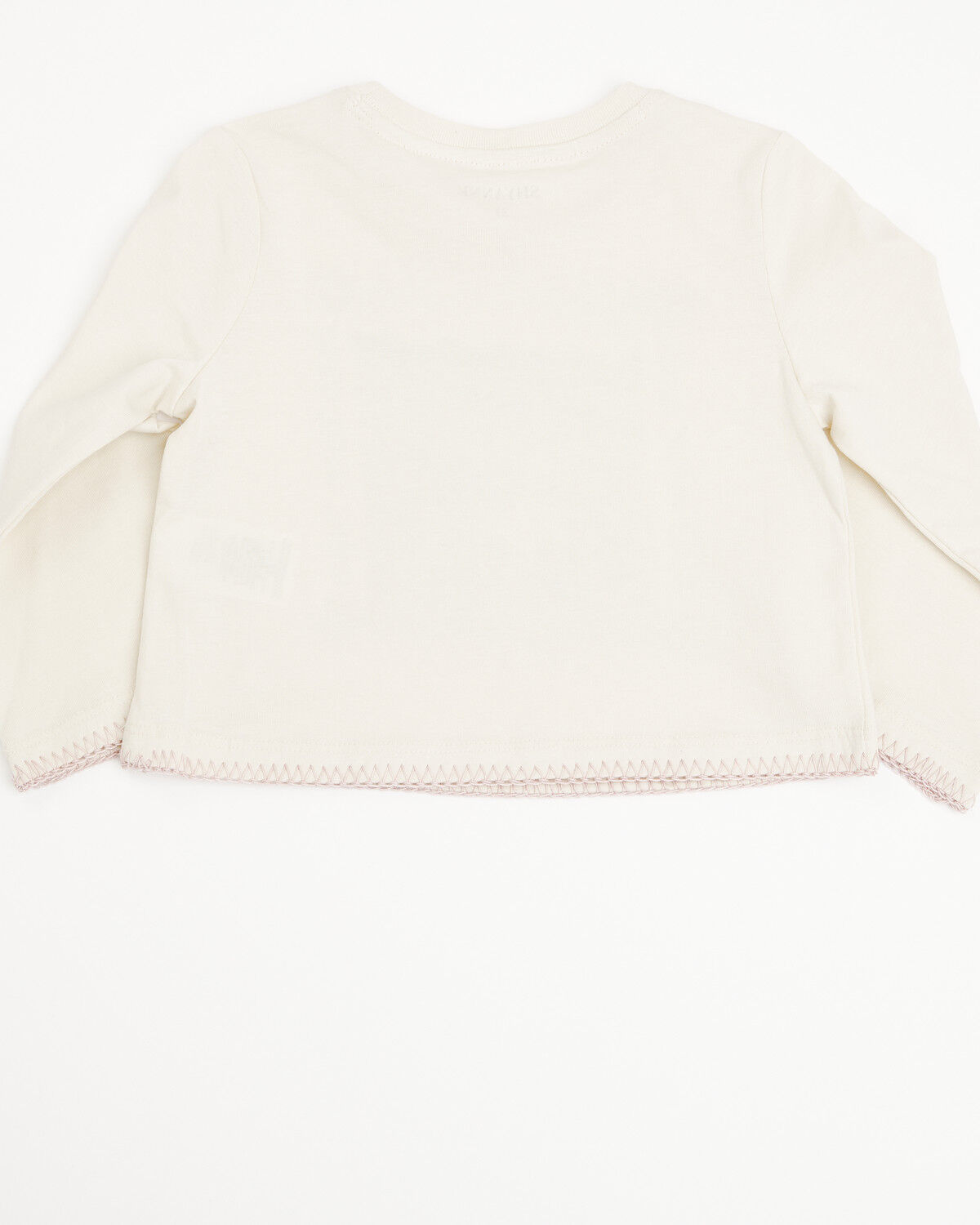 Image #3 - Shyanne Girls' Molly 3/4 Bell Sleeve Graphic Tee, Natural, hi-res