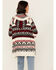 Image #4 - Cleo + Wolf Women's Carmen Southwestern Print Hooded Cardigan , Oatmeal, hi-res