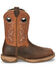 Image #2 - Tony Lama Men's Lopez Waterproof Western Work Boots - Steel Toe, Brown, hi-res