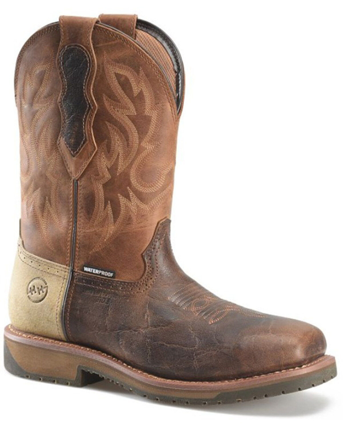 Double H Men's Outlook Waterproof Work Boots - Composite Toe, Brown, hi-res