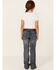 Image #3 - Wrangler Girls' Everyday Mid-Rise Boot Jeans, Blue, hi-res