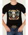 Image #3 - Rock & Roll Denim Boys' Steerhead Short Sleeve Graphic T-Shirt , Black, hi-res