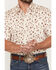 Image #3 - Ely Walker Men's Conversational Print Short Sleeve Pearl Snap Western Shirt, Cream, hi-res