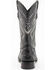 Image #4 - Ferrini Men's Bronco Pirarucu Print Western Boots - Stockman Square Toe, Black, hi-res