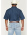 Image #4 - Ariat Men's Lightweight Twill Solid Short Sleeve Button-Down Western Shirt, Slate, hi-res
