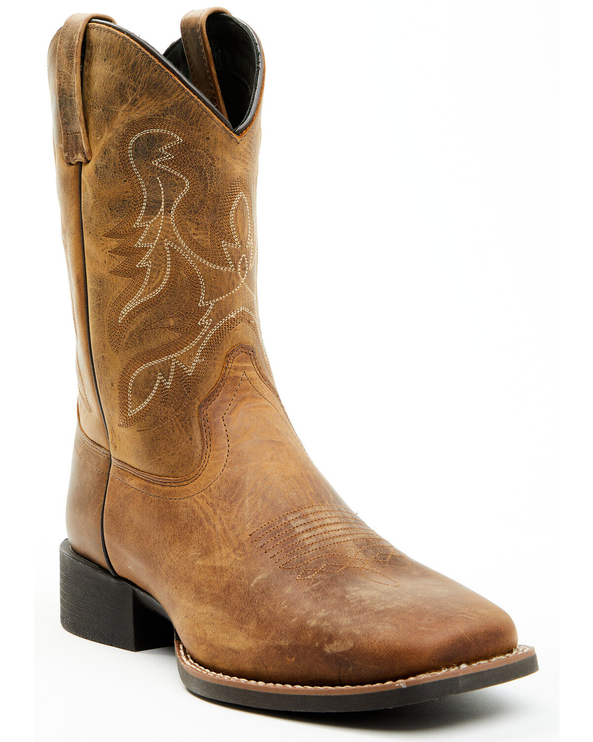 Cody James Ace&trade; Western Boots - Broad Square Toe, Tan, hi-res