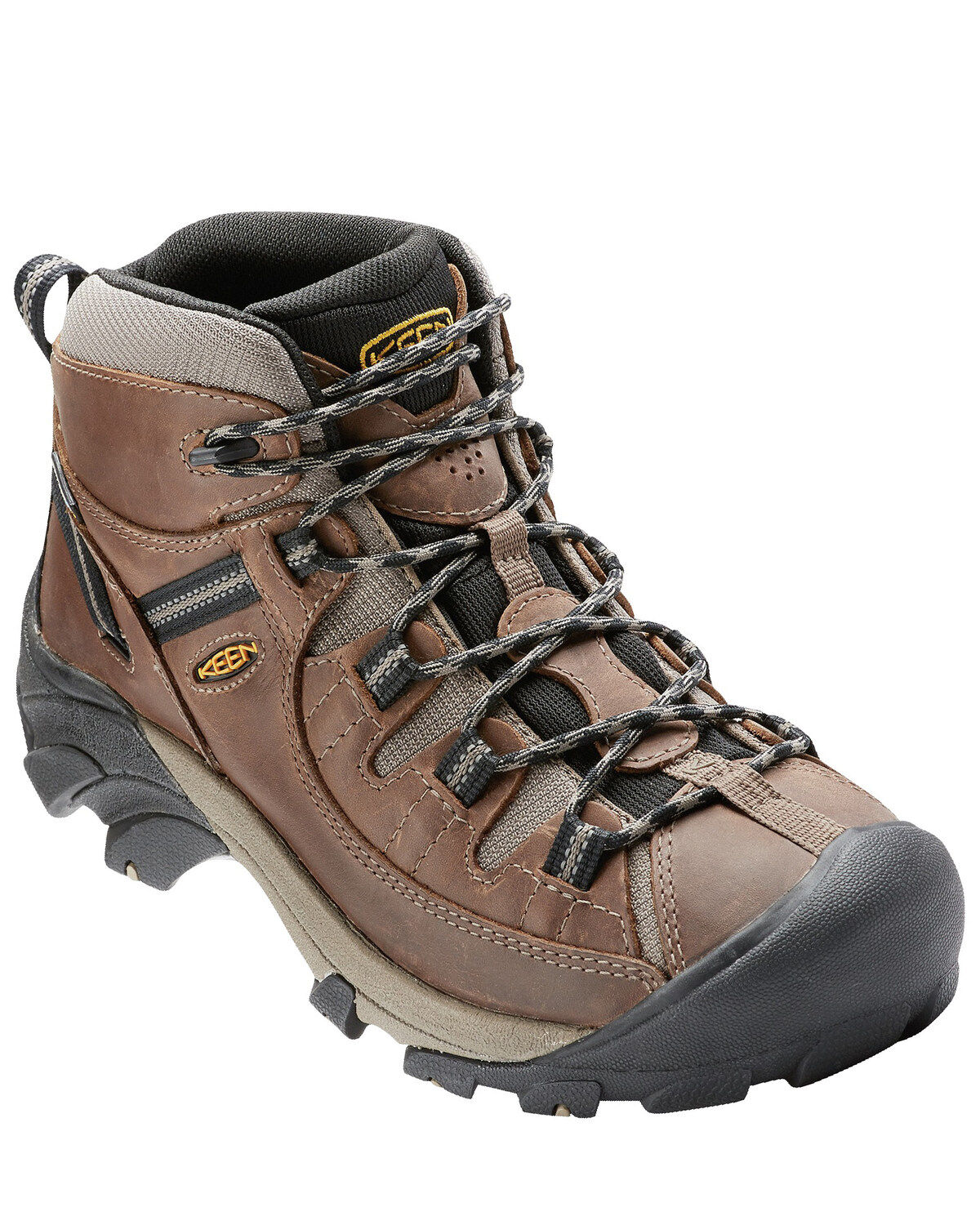 Keen Men's Targhee II Waterproof Hiking Boots - Soft Toe, Tan, hi-res
