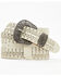 Image #2 - Idyllwind Women's Sadler Studded Belt, Ivory, hi-res