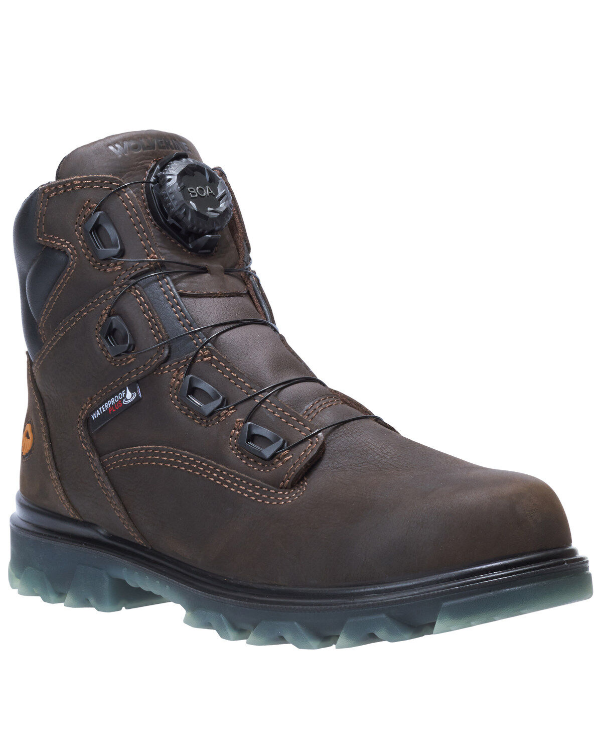 Wolverine Men's I-90 EPX Waterproof Work Boots - Composite Toe, Dark Brown, hi-res