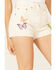 Image #2 - Levi's Women's 501 Give Me Butterflies High Rise Denim Shorts, Ivory, hi-res