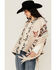 Image #2 - Idyllwind Women's Flyaway Southwestern Print Fringe Button-Down Poncho , Ivory, hi-res