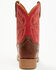 Image #5 - Justin Boys' Canter Western Boots - Square Toe, Cognac, hi-res