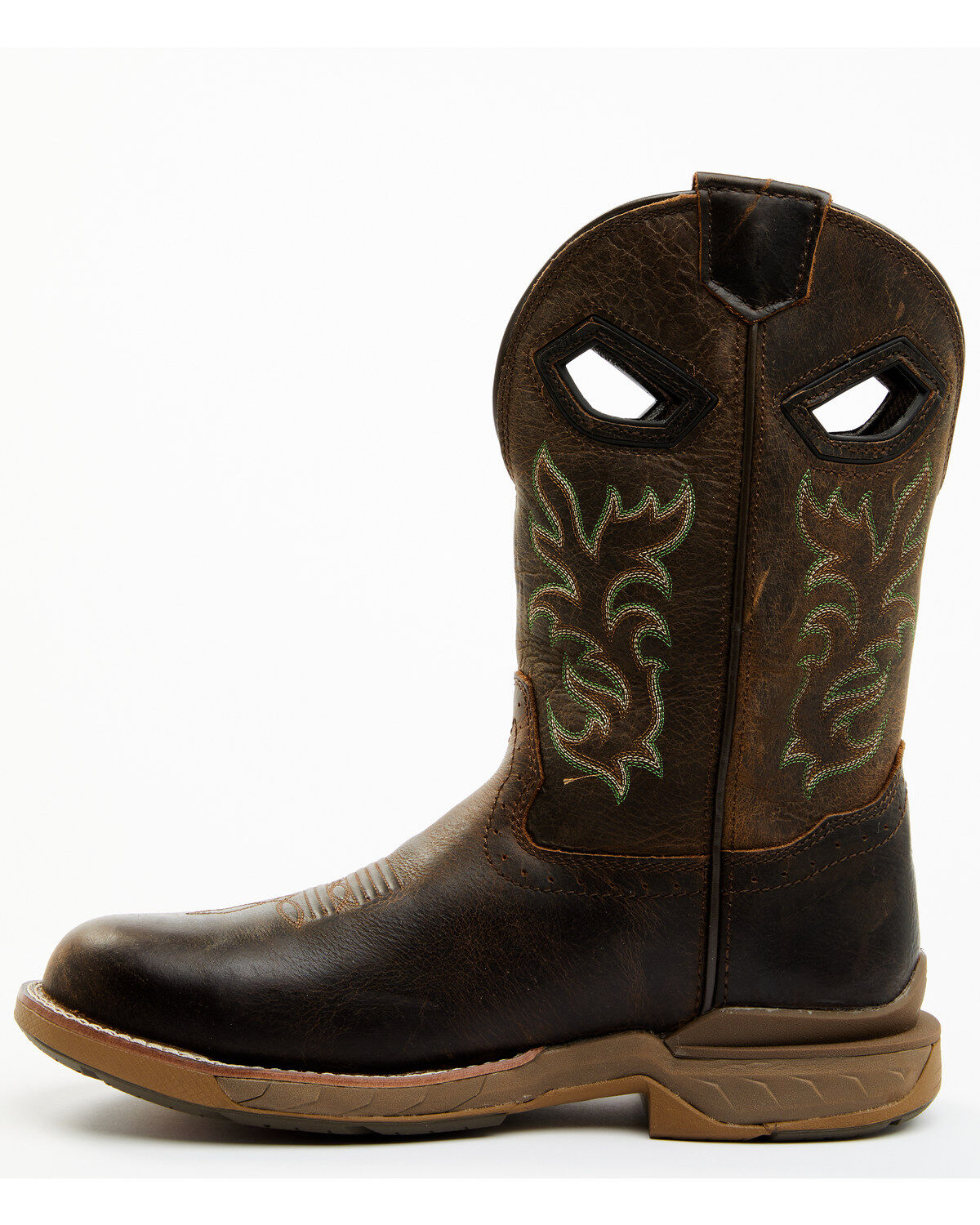 Image #3 - Double H Men's Apparition Waterproof Electrical Hazard Pull-On Work Boots - Composite Toe, Brown, hi-res