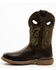 Image #3 - Double H Men's Apparition Waterproof Electrical Hazard Pull-On Work Boots - Composite Toe, Brown, hi-res