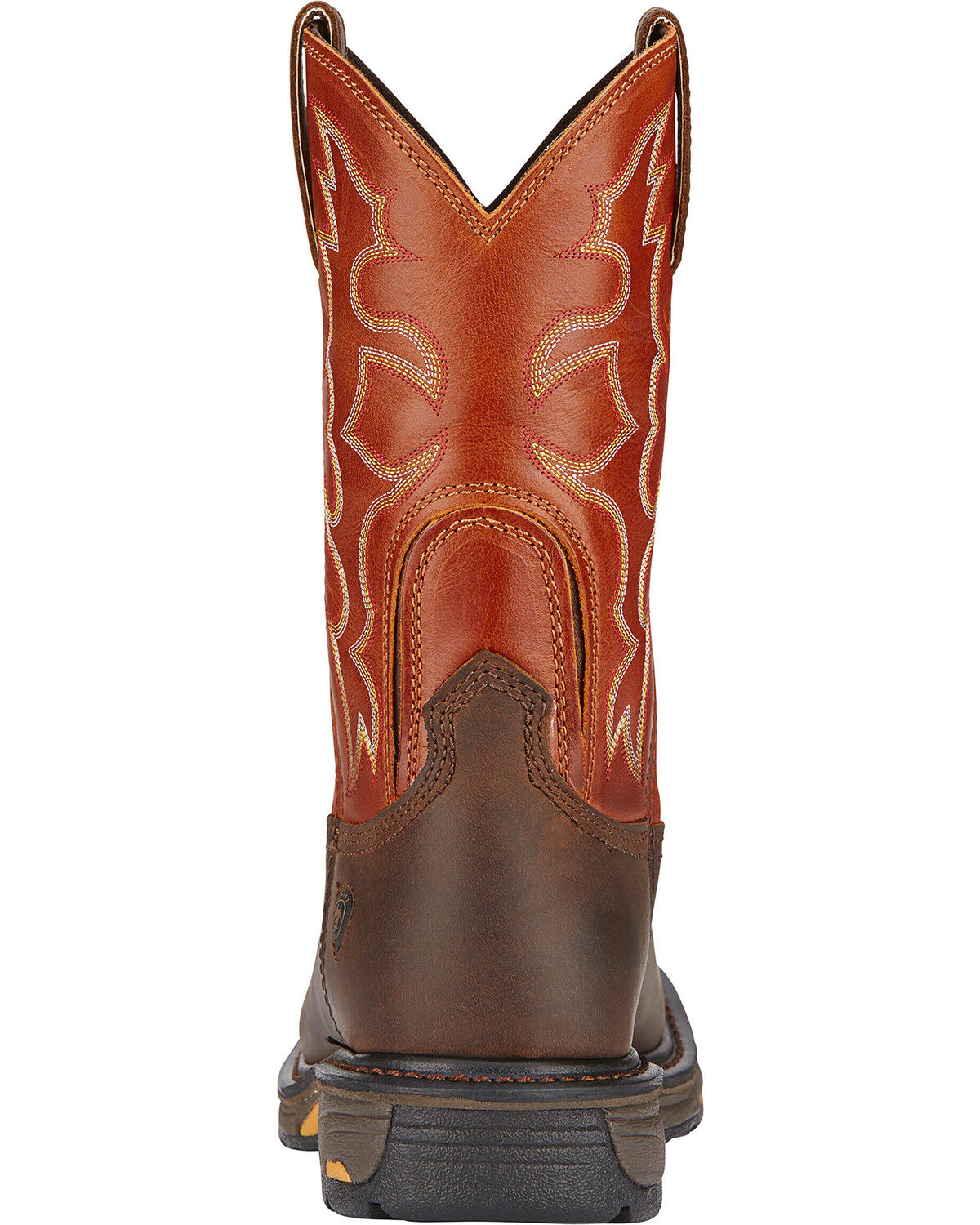 Image #5 - Ariat Men's WorkHog&reg; Pull-On Work Boots - Steel Toe, Earth, hi-res