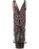 Image #4 - Lucchese Men's Harris Full Quill Ostrich Western Boots - Wide Square Toe, Dark Grey, hi-res
