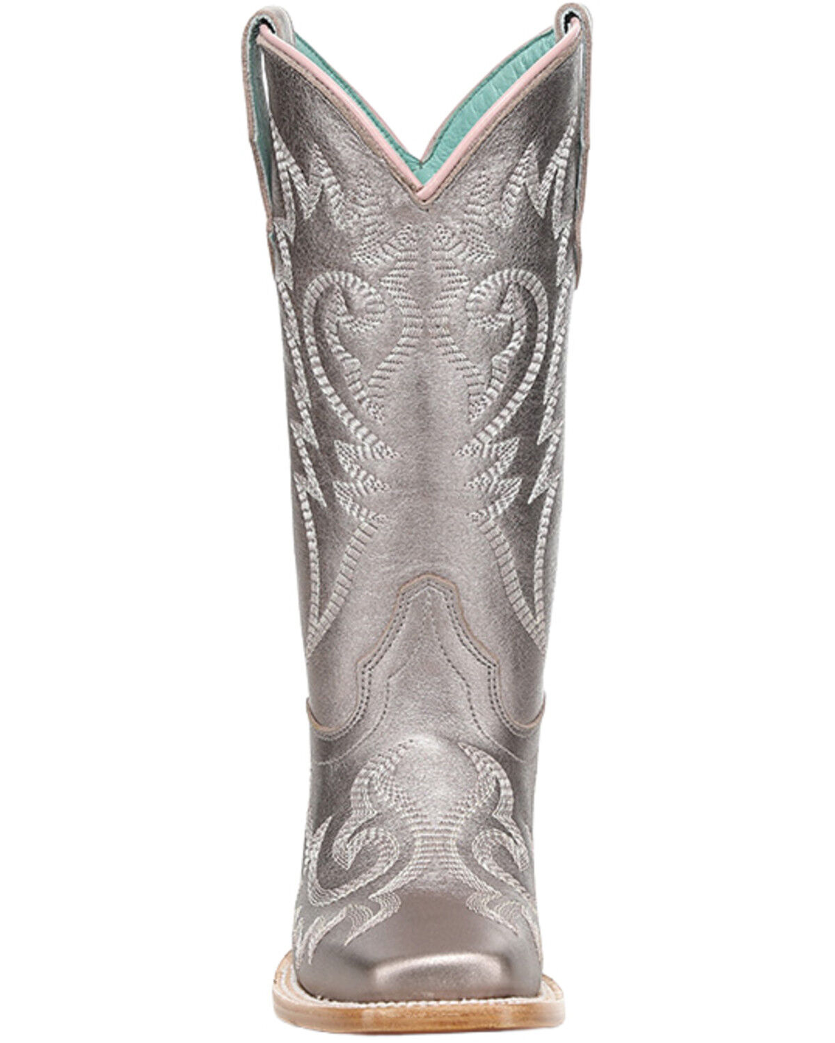 Image #3 - Corral Girls' Metallic Western Boots - Square Toe, Lilac, hi-res