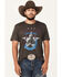 Image #1 - RANK 45&reg; Men's American Original Short Sleeve Graphic T-Shirt, Charcoal, hi-res