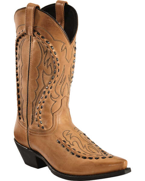Image #1 - Laredo Men's Laramie Snip Toe Western Boots, Antique Tan, hi-res