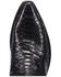 Image #6 - Dan Post Men's Exotic Python Western Boots - Snip Toe , Black, hi-res