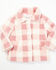 Image #1 - Urban Republic Toddler Girls' Plaid Print Snap Shacket, Pink, hi-res