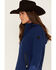 Image #3 - RANK 45&reg; Women's Seliana Hooded Hybrid Softshell Jacket, Royal Blue, hi-res