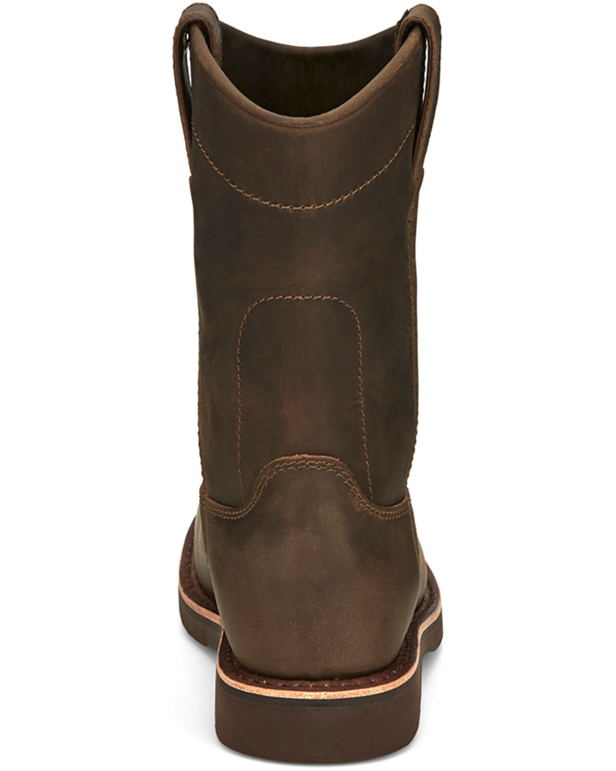 Image #5 - Chippewa Men's 10" Classic 2.0 Pull-On Work Boots - Soft Toe, Pecan, hi-res