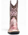 Image #4 - Shyanne Little Girls' Faux Leather Western Boots - Square Toe, Pink, hi-res