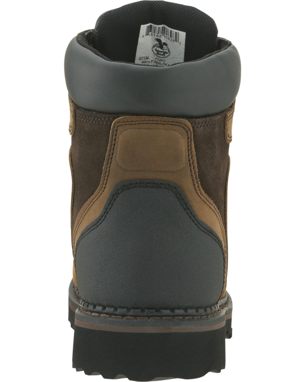 Image #7 - Georgia Boot Men's Brookville Waterproof 6" Work Boots, Dark Brown, hi-res