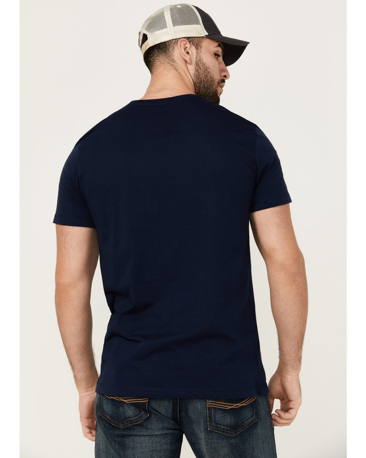 Image #4 - Moonshine Spirit&reg; Men's Party Skull Mariachi Short Sleeve Graphic T-Shirt, Navy, hi-res