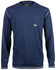 Image #1 - Ariat Men's Rebar Crew Long Sleeve Shirt, Navy, hi-res