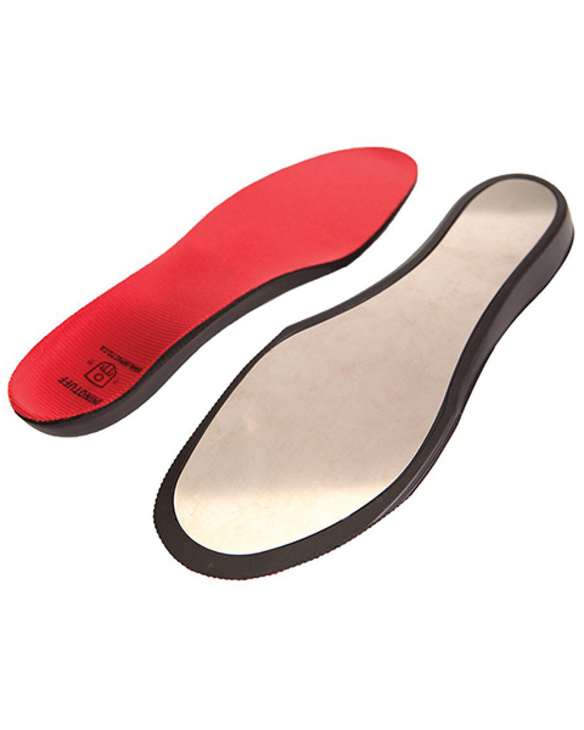 Image #1 - Impacto Rhinotuff Puncture Resisting Work Boot Insole, Black/red, hi-res