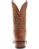 Image #5 - Dan Post Men's Dark Brown Western Performance Boots - Broad Square Toe, Dark Brown, hi-res