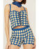 Image #2 - Sadie & Sage Women's Daisy Crochet - 2-Piece Set, Blue, hi-res