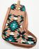 Image #1 - Boot Barn Southwestern Print Boot Bag, Turquoise, hi-res