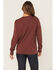 Image #4 - Carhartt Women's TENCEL&trade; Fiber Series Relaxed Fit Graphic Sweatshirt, Wine, hi-res
