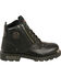 Image #2 - Milwaukee Leather Men's Lace To Toe Double Sided Zipper Entry Boots - Round Toe, Black, hi-res