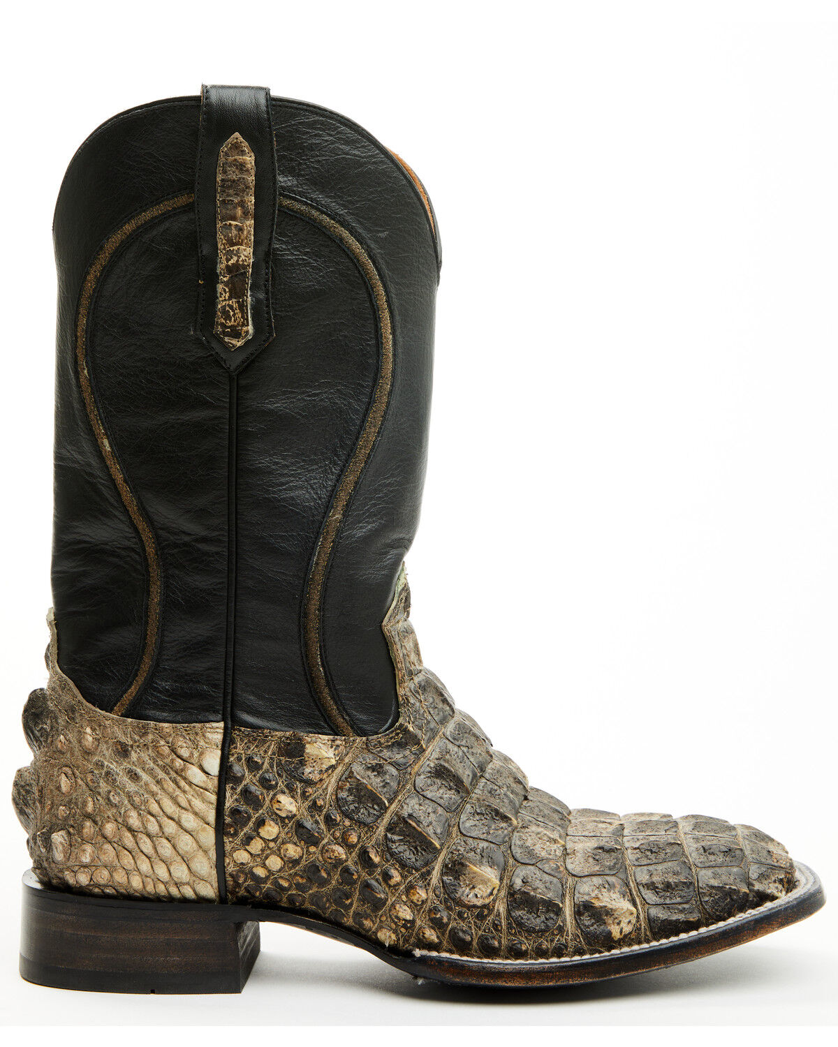 Image #2 - Cody James Black 1978&reg; Men's Tillman Exotic Hornback Alligator Western Boots - Broad Square Toe, Black, hi-res