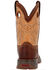 Image #5 - Durango Boys' Lil Rebel Wester Boots - Broad Square Toe, Brown, hi-res