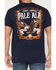 Image #4 - Cody James Men's Texas Born Short Sleeve Graphic T-Shirt, Navy, hi-res