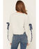 Image #4 - Originality Women's Ribbon Sleeve Sweater, Grey, hi-res