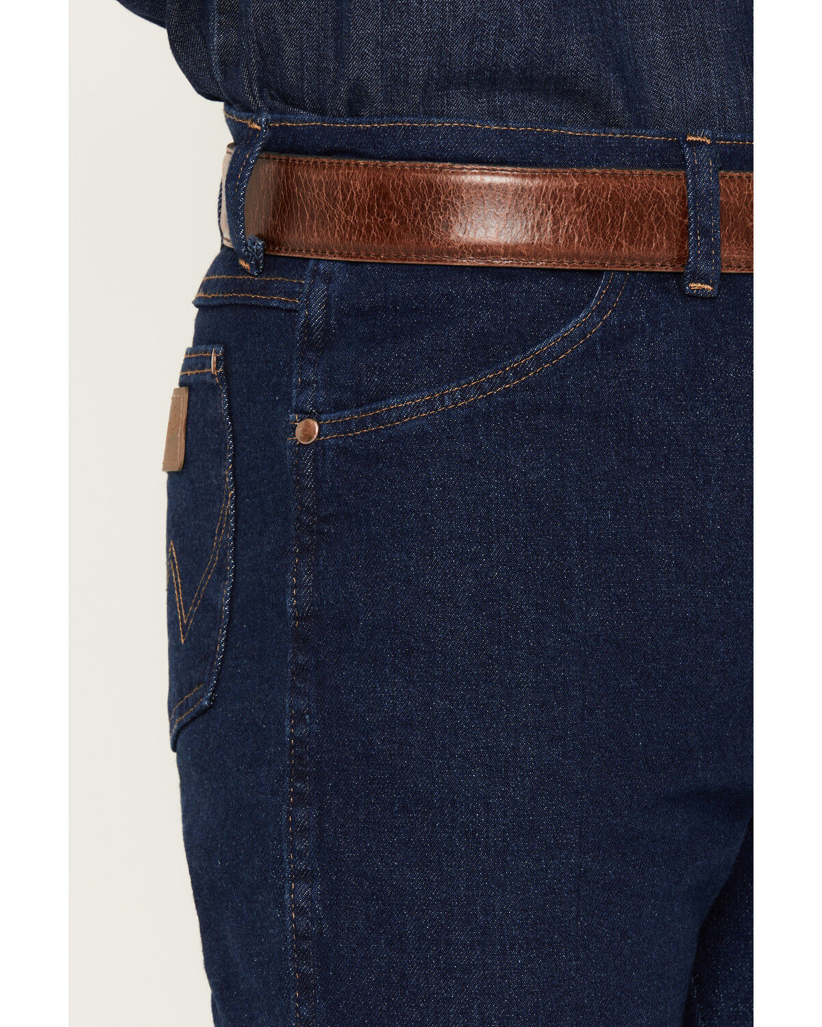 Image #2 - Wrangler Men's 937 Cowboy Cut Slim Fit Stretch Jeans, Indigo, hi-res
