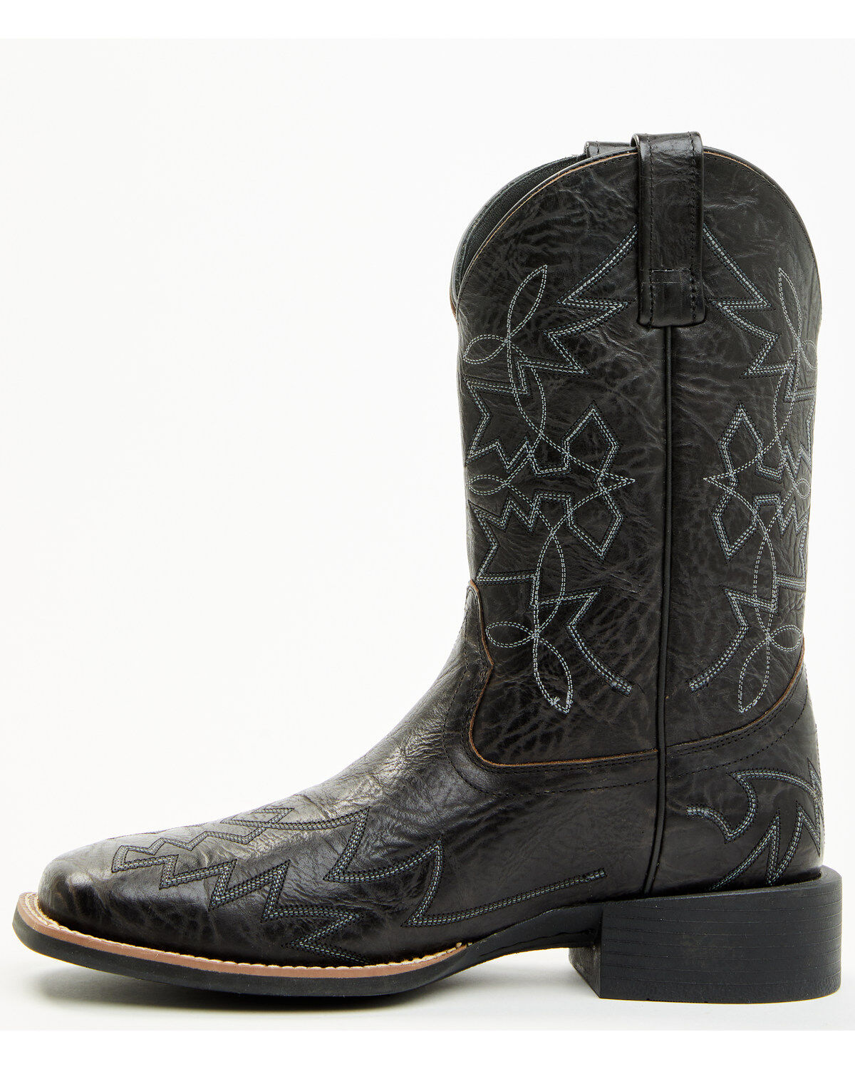 Image #3 - Cody James Ace&trade; Western Boots - Broad Square Toe, Black, hi-res