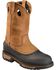 Image #1 - Georgia Men's Muddog Steel Toe Wellington Boots, Brown, hi-res