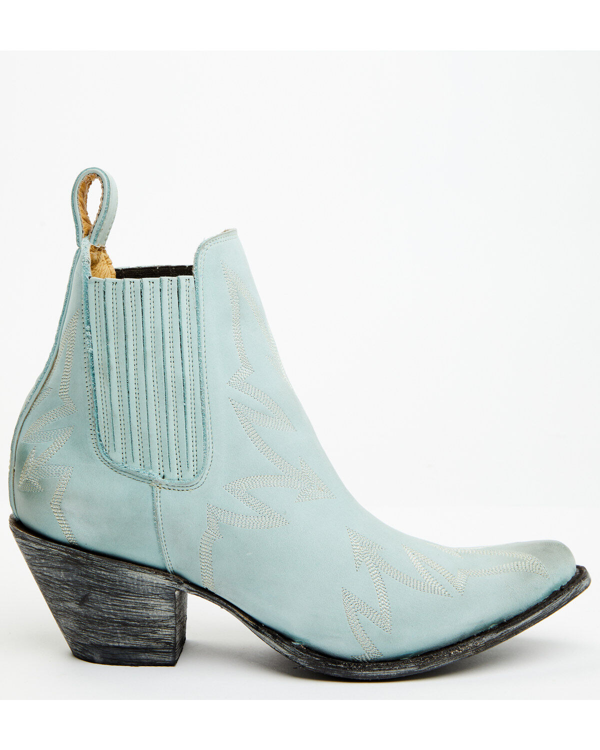 Image #2 - Yippee Ki Yay by Old Gringo Women's Vadia Booties - Round Toe, Blue, hi-res