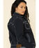 Image #3 - STS Ranchwear Women's Navy Brumby Softshell Jacket, Navy, hi-res