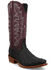 Image #1 - Twisted X Women's Reserve Exotic Full Quill Ostrich Western Boots - Square Toe , Black, hi-res